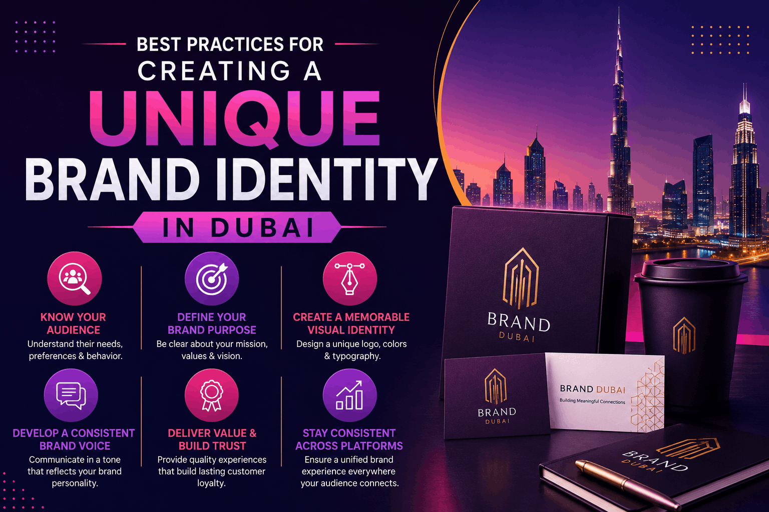 Best Practices for Creating a Unique Brand Identity in Dubai